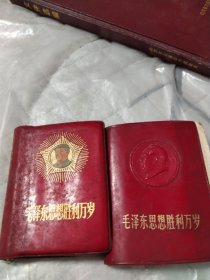 毛泽东思想胜利万岁！两本合售(一本有缺页)