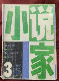 1989年第3期《小说家》