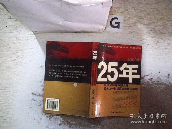 25年：1978～2002年中国大陆四分之世纪巨变的民间观察