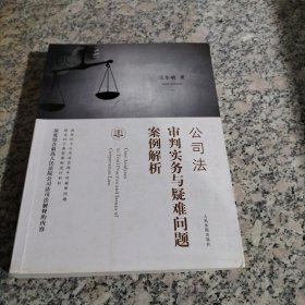 公司法审判实务与疑难问题案例解析