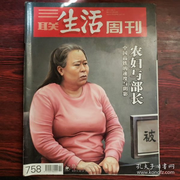 三联生活周刊 2013年第42期 封面文章：中国高铁的速度与阴影