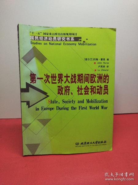 第一次世界大战期间欧洲的政府.社会和动员