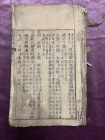 中醫(yī)古籍·內(nèi)經(jīng)吳注（存卷21-23）一冊
