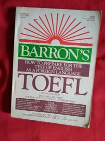 “BARRONS TOEFL 托福《如何准备托福考试》第四版修订刷新版