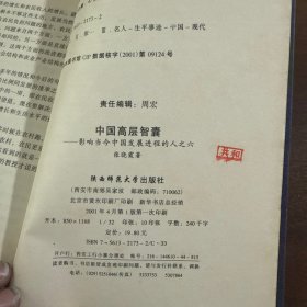 中国高层智囊(六)