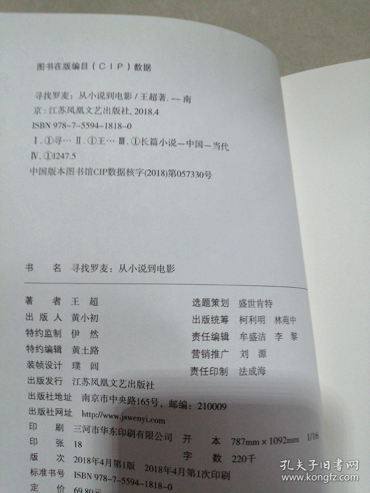 寻找罗麦：从小说到电影
