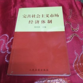 完善社会主义市场经济体制