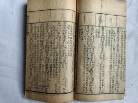 木刻本《增补二论典故最豁集》四册四卷全
