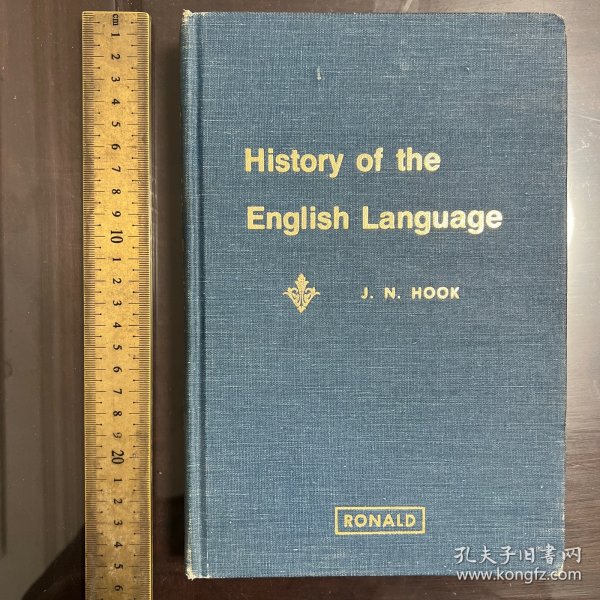 The a History of the English Language john  hook concise英文原版精装