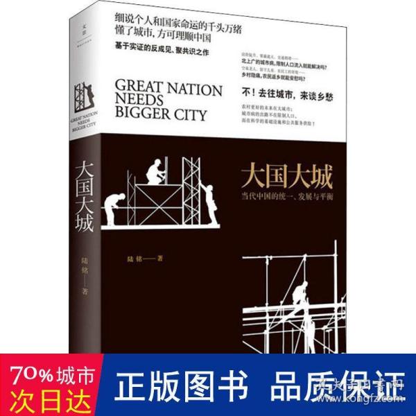 大国大城：当代中国的统一、发展与平衡