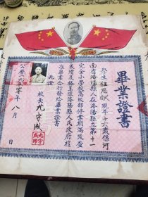 稀见!1950年毕业证书