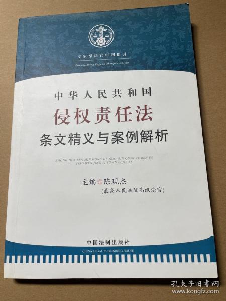 中华人民共和国侵权责任法：条文精义与案例解析