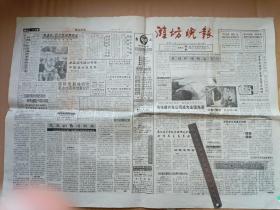 潍坊晚报1994.11.9丁家道口幸福桥横跨白浪河