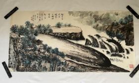 名家字画作品  山水国画一幅