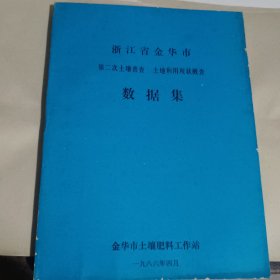 浙江省金华市第二次土壤普查土地利用现状概查数据集