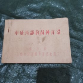 中成药部分品种介绍（70年代油印 以中药丸方剂为主 包括；丹 中药片方剂等） FC0351