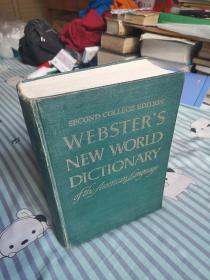 Webster's new world dictionary of the American language 韦氏新世界词典