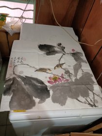 陈明款字画。名头自查