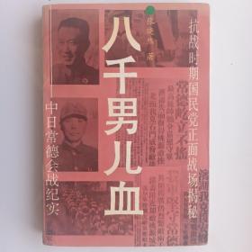 八千男儿血一中日常会战纪实 抗日时期国民党正面战场揭秘