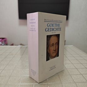 国内现货 德语版 《歌德诗歌集1800-1832》（文本+评注）2010年 Goethe Gedichte 1800-1832 : Text und Kommentar, 德文原版