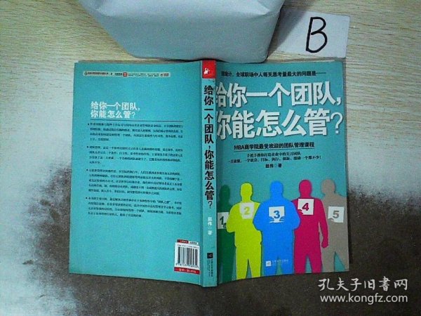 给你一个团队，你能怎么管？