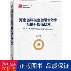 河南省科技金融融合效率及提升路径研究