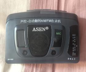 ASEN 声控 自动翻转收录机  型号jw-988 全能王子