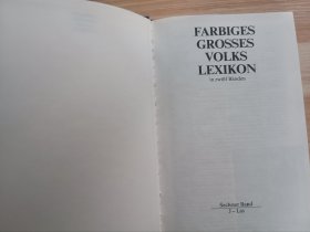 德文书 Farbiges Grosses Volks Lexikon 6