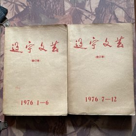 辽宁文艺（合订本）1976年1-12期全两册
