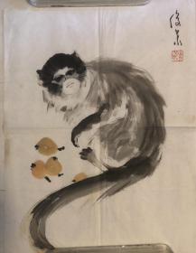 曹俊义画猴（225）
