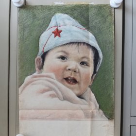 手绘外国小朋友