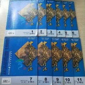 中国民间疗法（2007年第1~11期11册合售）