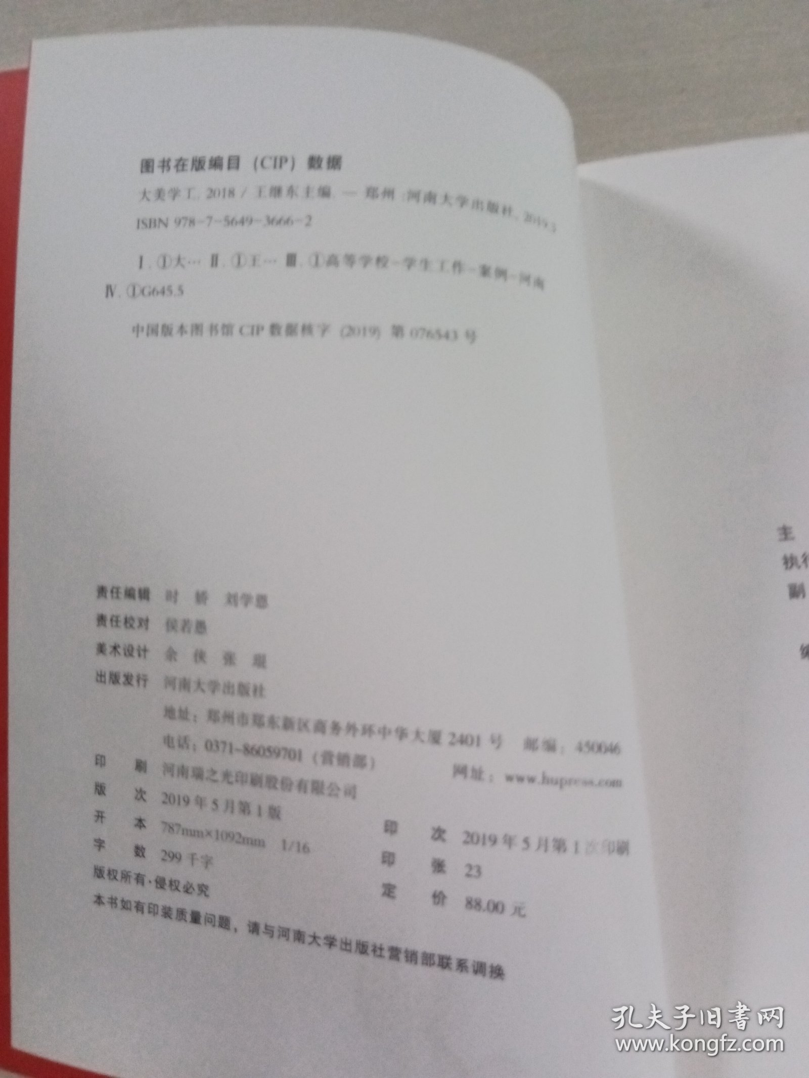 大美学工2018王继东9787564936662