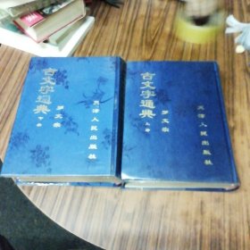 古文字通典（上下册）精装大16开