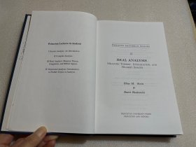 现货 Real Analysis: Measure Theory, Integration, and Hilbert Spaces 英文原版 实分析 复分析 泛函分析 傅立叶分析 调和分析 伊莱亚斯M.斯坦恩 EliasM.Stein  实分析：测度理论，积分和希尔伯特空间