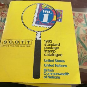 Scott 1982 Standard Postage Stamp Catalogue：斯科特1982标准邮票目录1-4卷，4厚册
