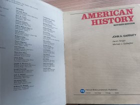 英文书 American History by Garraty (Author)