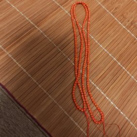 精品南红玛瑙米珠项链一条喜欢的来放漏出