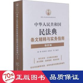 中华人民共和国民法典条文精释与实务指南：物权编