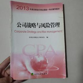 2013年度注册会计师全国统一考试辅导教材：公司战略与风险管理