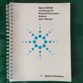 Agilent N2620A FrameScope Pro Network Performance Analyzer User's Manual（安捷伦N2620A FrameScope Pro网络性能分析仪用户手册）