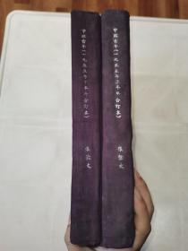 中国青年半月刊1955年1～24期全 2册精装合订本