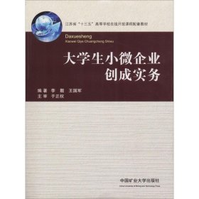 大学生小微企业创成实务 李觐,王国军 正版图书