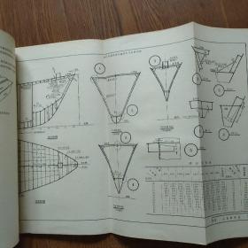 船体制图1966年，(有多张图纸)，一版一印