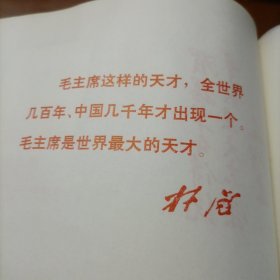 毛主席是我们心中的红太阳 照片集、诗词完整一册：（华东水利学院红卫兵师，横排大32开本，塑封本，）照片基本全（仅少数照片缺失无勾画 保老保真