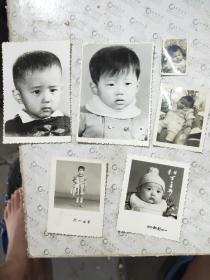 八十年代左右 儿童照片6张