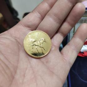 中国金币总公司上海造币厂庚午年镀金纪念章