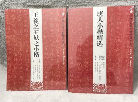 (塑膜未拆全新2册合售)《王羲之王献之小楷》+《唐人小楷精选》（历代名家小楷精选系列）