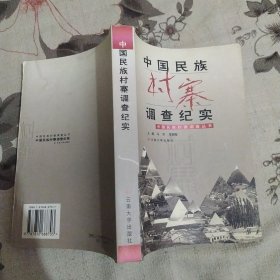 中国民族村寨调查纪实（8品大32开书口有水渍皱褶2004年1版1印413页32万字中国民族村寨调查丛书）57244