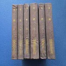 中国古典文学丛书—文选〈全六册：精装：86年一版一次：〉